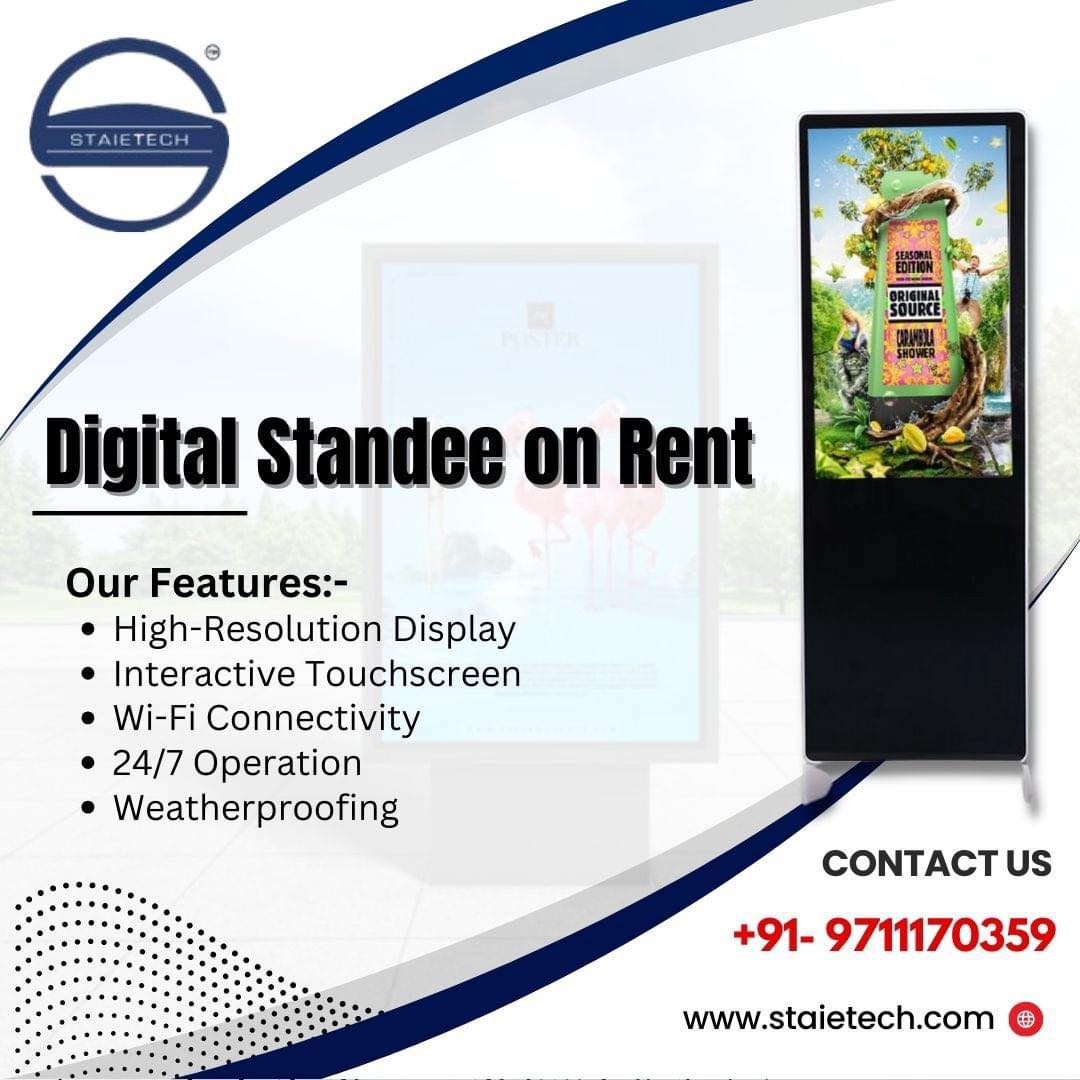 Read more about the article Why Digital Standee on Rent is Important For Your Business?